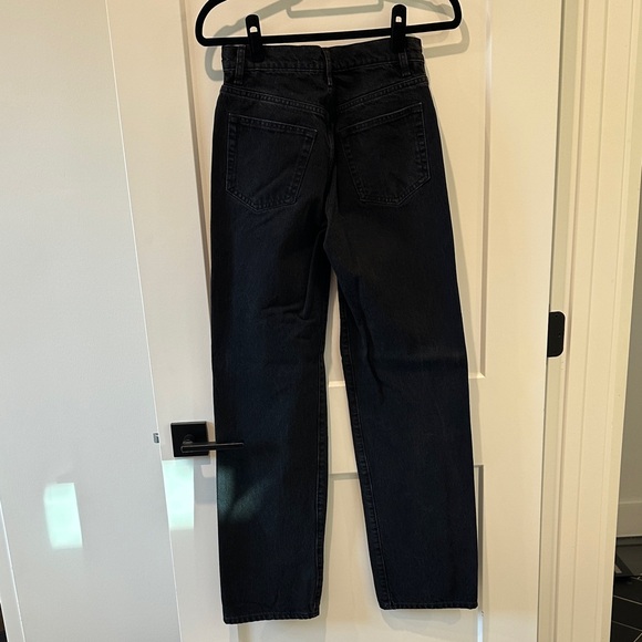 Reformation Black Straight Women's Jeans - Picture 2 of 3